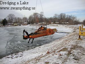 dredging a lake www.swampthing.us