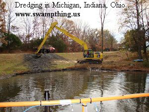 Mechanically dredging in Indiana www.swampthing.us