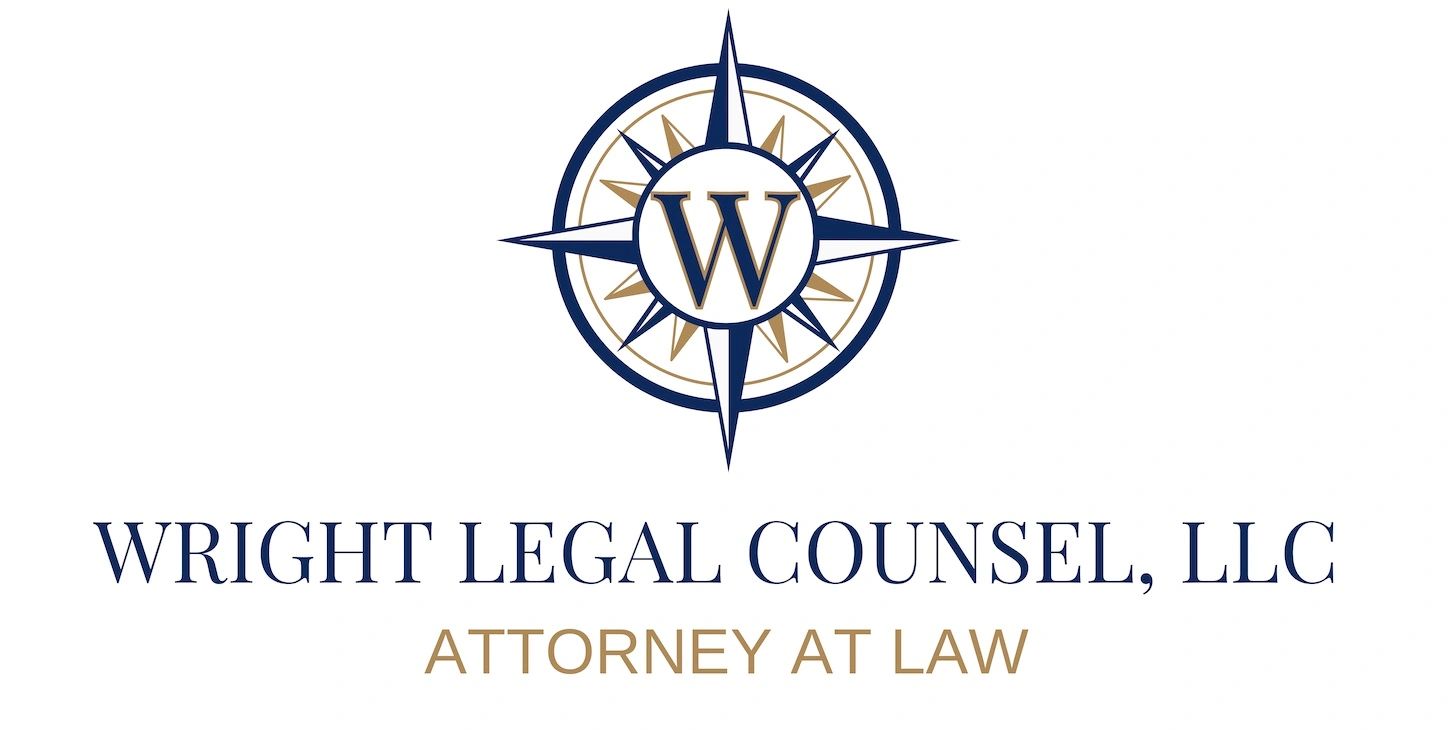 Logo for Wright Legal Counsel, LLC law firm.