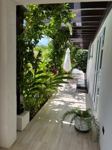 View along the Pergola