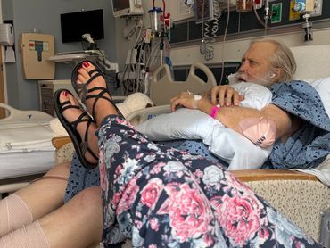 Guarding Pops from 6 am to 9 pm every day until he was home safe...