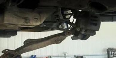 Down view of a machine with some parts