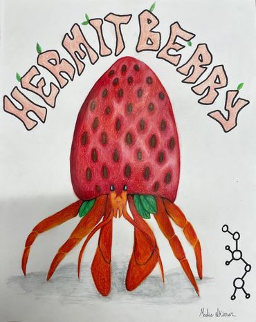 Color pencil, sharpie