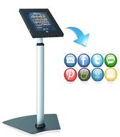 Social media kiosk for wedding and corporate events.