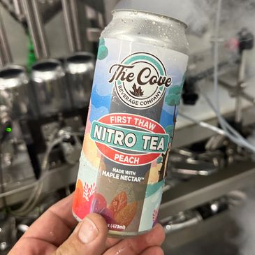 The Cove Beverage Company First Thaw Nitro Tea made with Cove's Maple Nectar