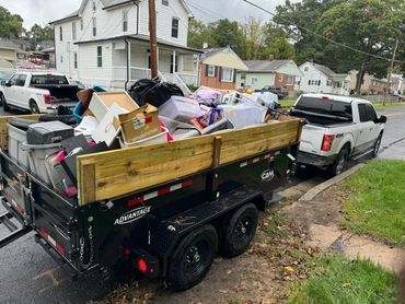 Junk Removal, Garage Cleanout, Bulk Trash Removal, Trailer Rental, Dump Trailer, Hauling, Baltimore