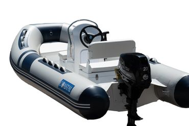 gray and white inflatable boat illustration