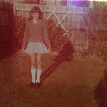 Ann Mushet, first day of high school.
