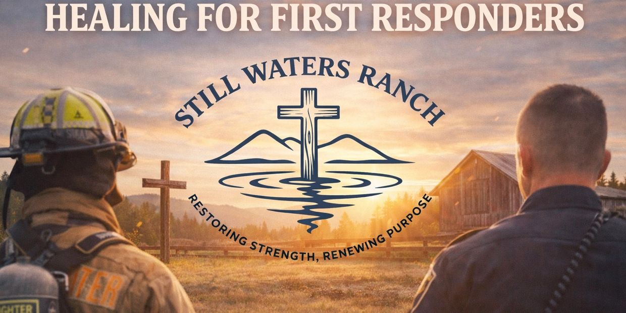 Healing support for first responders at Still Waters Ranch with faith and renewal.