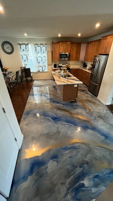 Beautiful Custom countertops and floors