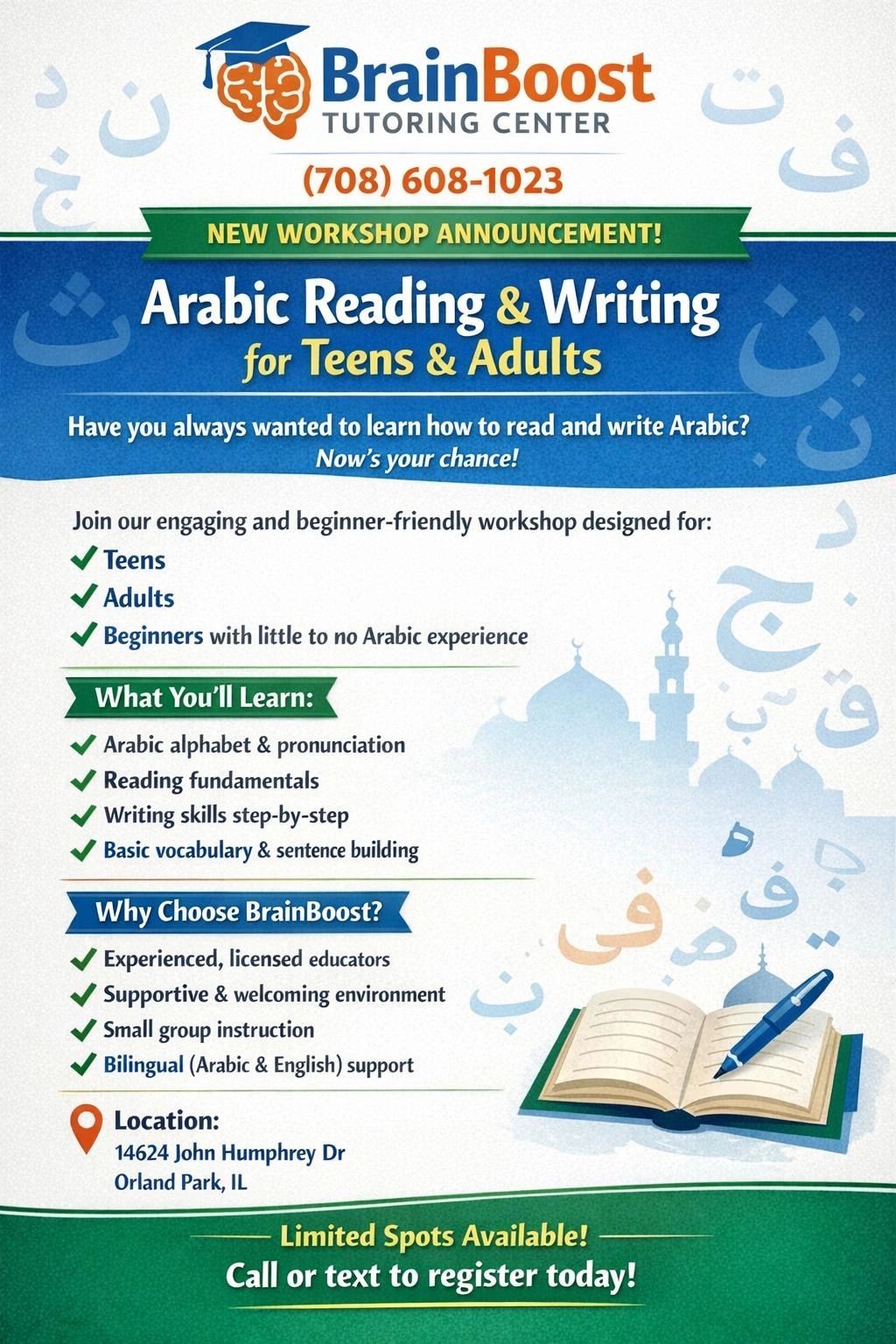 Arabic Reading and Writing
