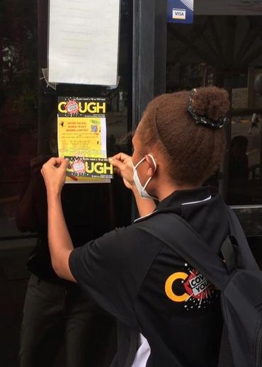 the B4H World TB Day song contest goes viral on Facebook@B4HTB older contestant 92 youngest 3!