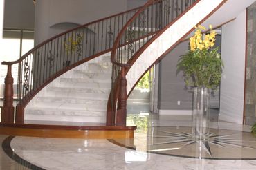 Traditional White Staircase
