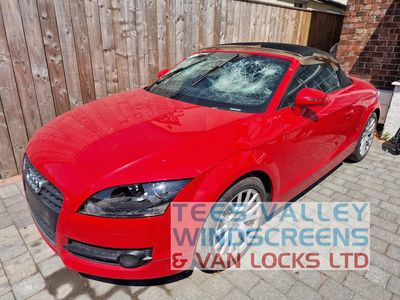 Vandalised Audi TT