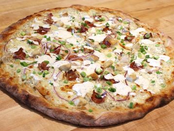 Chicken Bacon Ranch pizza