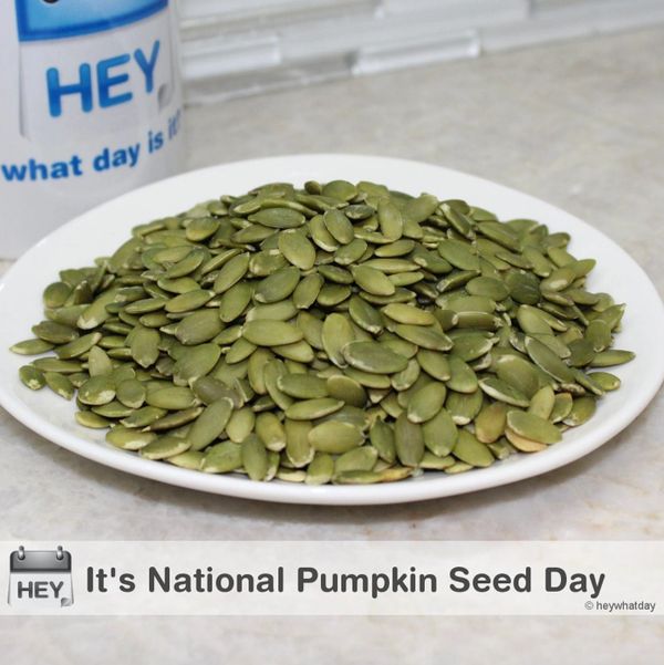 pumpkin seeds on plate