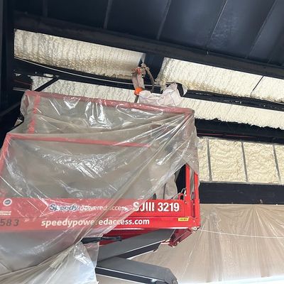 HBS Spray Foam Insulation to a large warehouse - Commercial Insulation