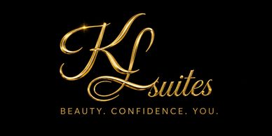 Elegant logo for KL Suites beauty brand.
