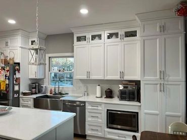 Kitchen renovation, cabinets