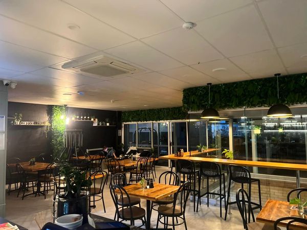Tables and chairs