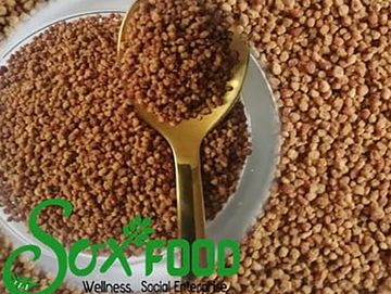 Healthy alternative for high glycemic sprinkles. Pearl shape granules that will add a crunchy textur