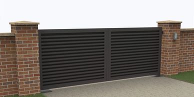 Bespoke aluminium gate The Oxford - Electric driveway gates Gloucestershire & Bristol and Oxford