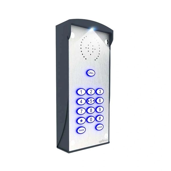 Optimus E1K Gate intercom - Fitted with gate keypad