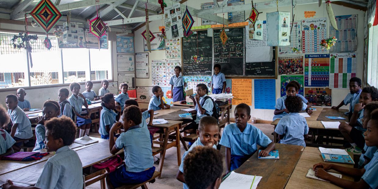 Walindi Resort community education development in Papua New Guinea Photo by Darren Jew