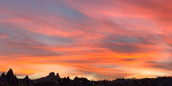 Sun set Dinner Enjoy pottery kebab, lamb casserole, beef shish at Goremes Best Restaurant