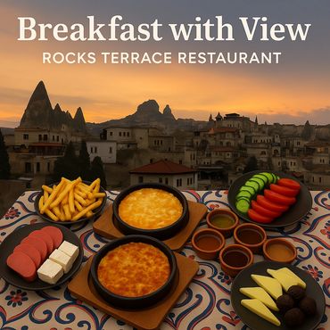 전통 터키식 아침 식사와 괴레메 전망
괴레메 전경을 보며 즐기는 풍성한 터키식 조식. 가족, 커플 모두에게 추천하는 뷰맛집.