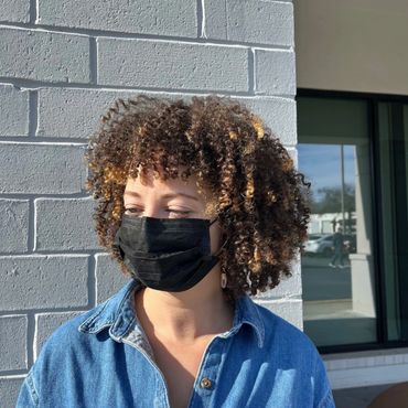 Curly haircut