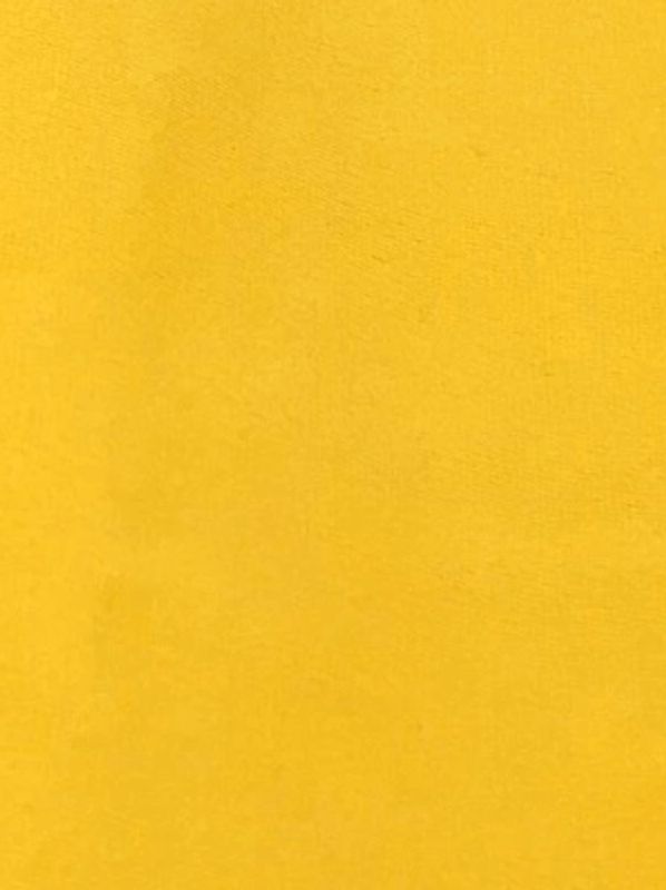 A yellow gold fabric swatch.