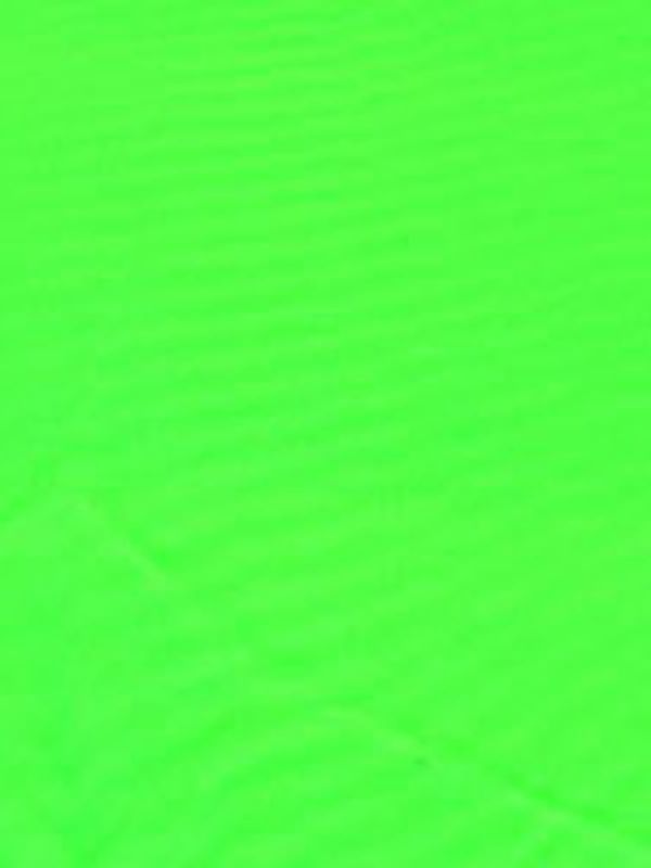 A bright lime green fabric swatch.