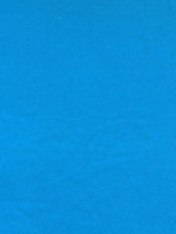 A bright blue fabric swatch.