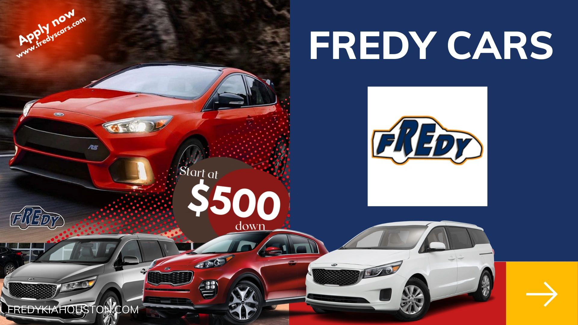 Car Sales Used Cars 500 Down Fredy Car Dealers Houston Texas