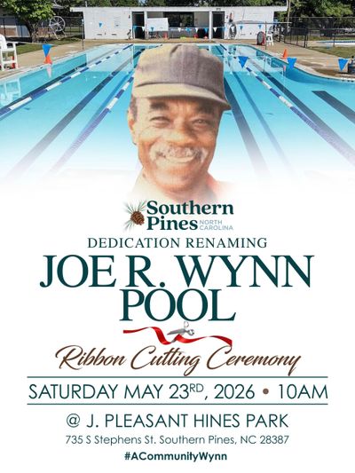 Joe R. Wynn Pool Ribbon Cutting Ceremony Flyer