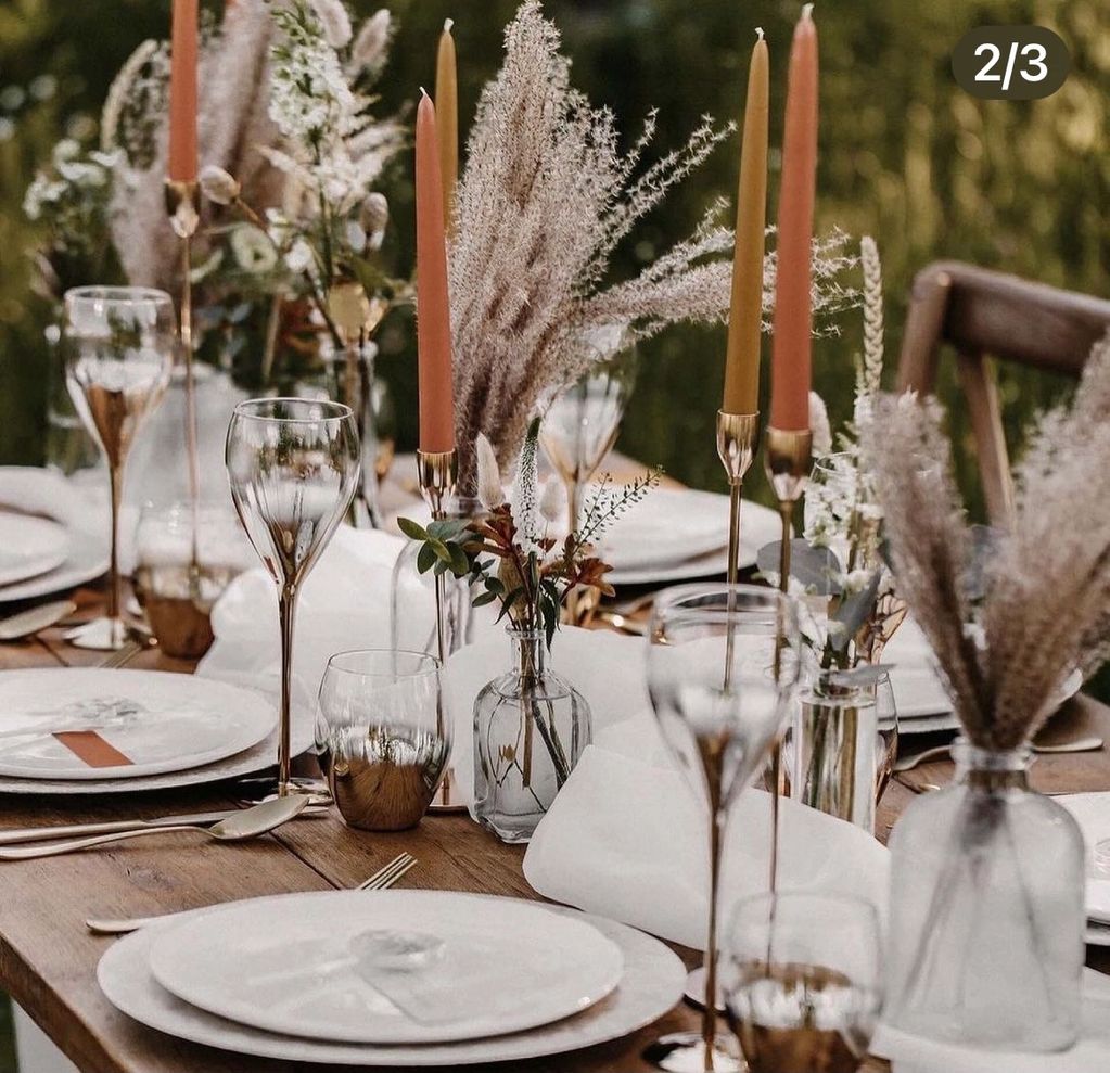 Gold candle sticks
Boho candle sticks
Contemporary candle sticks
Table centre pieces
Wedding decor