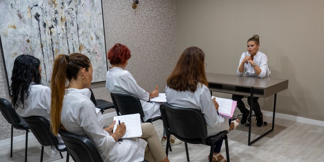 Formação na Pure Senses, clínica localizada na zona da Boavista, no Porto