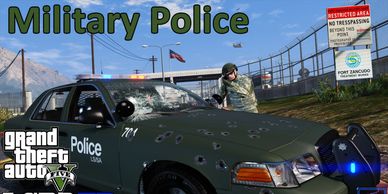 Military police Crown Victoria