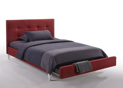 Sage Headboard/Footboard with Drawer - Red