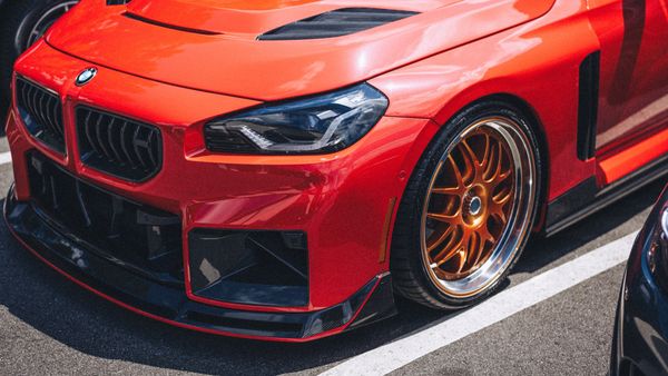 Modified BMW M2 outside Wolfpen European Auto Repair in Roswell, Georgia for BMW meetup