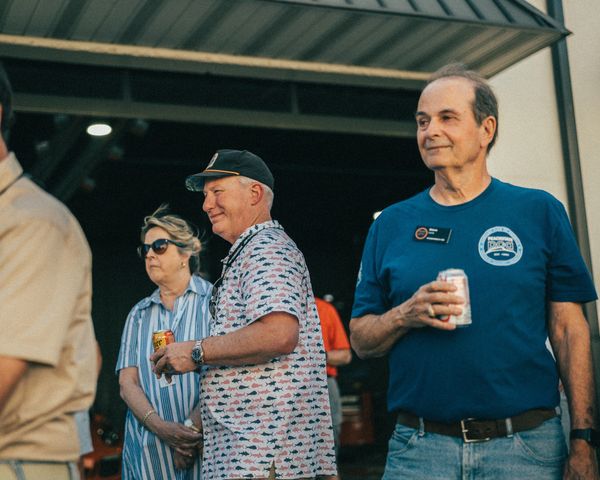 Guests attending the Porsche club meeting in Roswell, Georgia at Wolfpen European Auto Repair