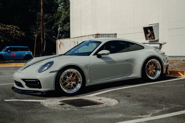 Porsche 911 outside Wolfpen in Roswell, Georgia for Wolfpen Wednesday