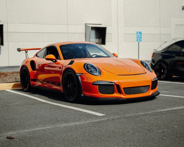 Porsche 911 GT3 RS outside Wolfpen in Roswell, Georgia for Wolfpen Wednesday