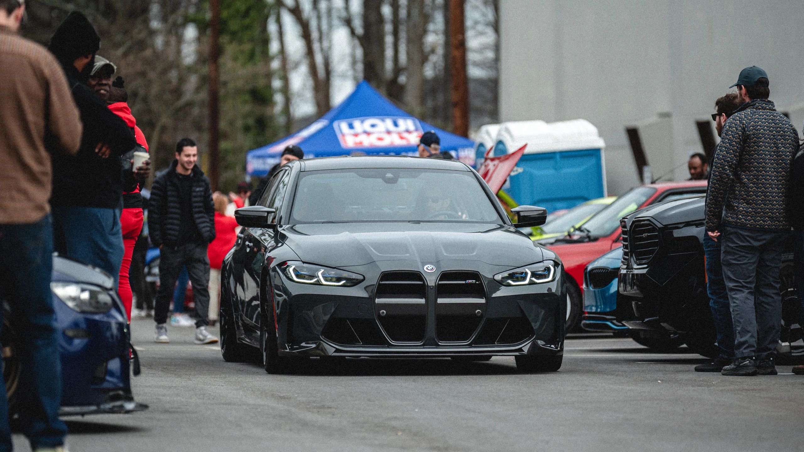 BMW M3 leaving Wolfpen European Auto Repair in Roswell, Georgia after BMW car show