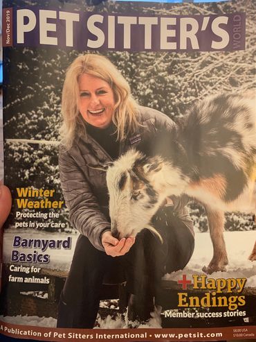 Cover image Petsitter World Magazine