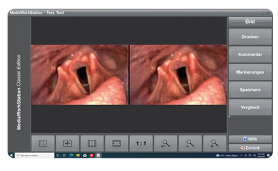 Medical tablet with software