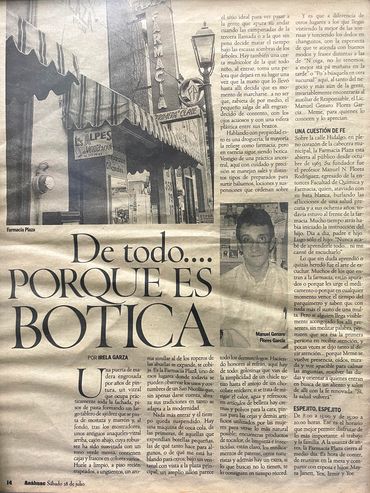 Un reportaje de la edición Anahuac del periódico El Norte por allá de 1990 y tantos