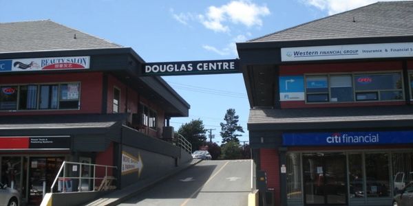 Douglas centre near Mayfair shopping mall in Victoria BC
