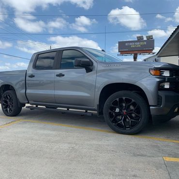 chevy 1500. lowered trucks. tires and wheels. suspension. truck accessories
